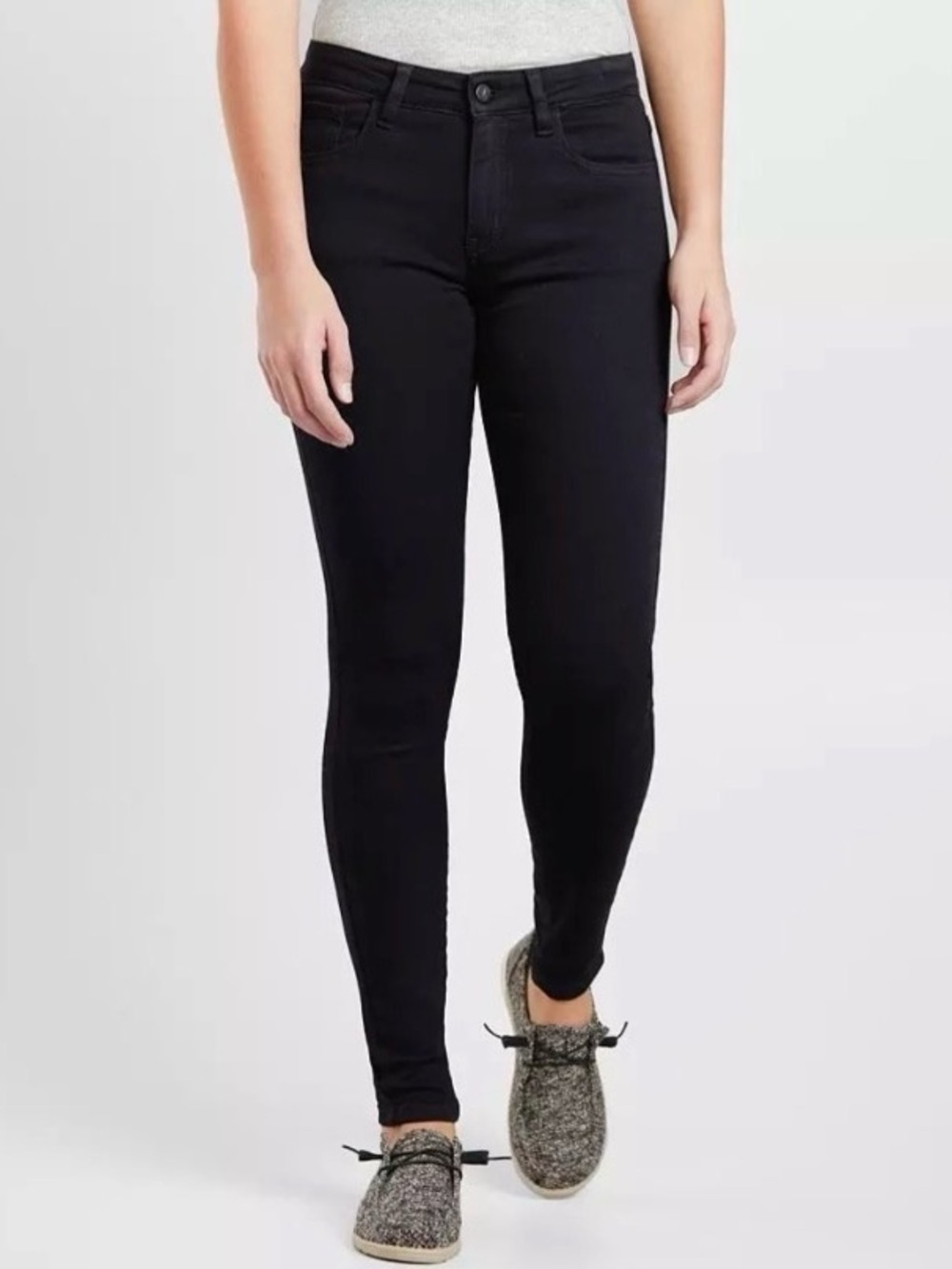 NWT KanCan Black Stretch Skinny Jeans Soft Mid Rise Size 9/28 Los Angeles